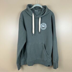 Techstyles Men’s Orange Beach Alabama Graphic Green Sweatshirt Hoodie Medium